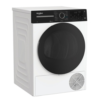 Whirlpool Dryer Machine | WP C8 WBS EE | Energy efficiency class C | Front loading | 8 kg | Digital | Depth 61 cm | Steam function | White