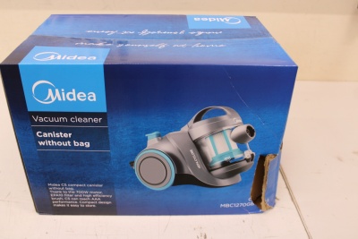 SALE OUT. Midea C5 MBC1270GB Vacuum Cleaner, Grey | SALE OUT. Midea Vacuum Cleaner | C5 MBC1270GB | Bagless | Power 700 W | Dust capacity 1.5 L | Grey | DAMAGED PACKAGING, SCRATCHED ON HOSE