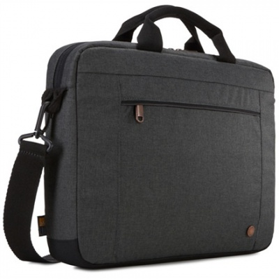 Case Logic | Era Attaché | Fits up to size 14 " | Messenger - Briefcase | Obsidian | Shoulder strap