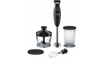 Bosch | Blender | CleverMixx MSM2650B | Hand Blender | 600 W | Number of speeds 12 | Chopper | Mini chopper | Black