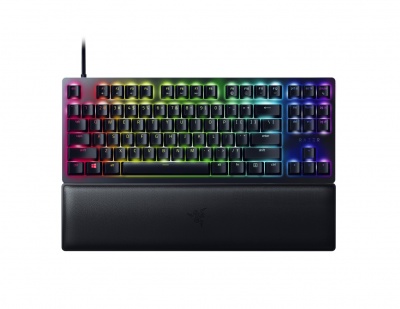 Razer | Huntsman V2 Tenkeyless | Gaming keyboard | Wired | Optical Gaming Keyboard | RGB LED light | US | Clicky Purple Switch