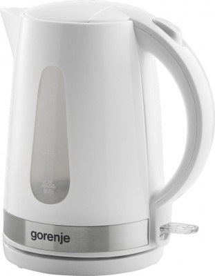 Gorenje | Kettle | K17WE | Electric | 2200 W | 1.7 L | Plastic/Metal | 360° rotational base | White