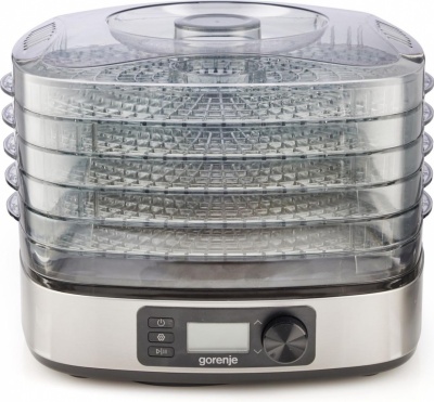 Gorenje | Food Dryer | FDK500DE | Power 380 W | Number of trays 5 | Temperature control | Integrated timer | Stainless steel