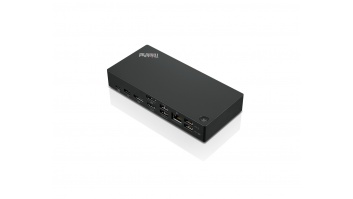 Lenovo | ThinkPad Universal USB-C Dock - EU | Docking station | Ethernet LAN (RJ-45) ports 1 | VGA (D-Sub) ports quantity 1 | DisplayPorts quantity 2 | USB 3.0 (3.1 Gen 1) Type-C ports quantity 1 | USB 3.0 (3.1 Gen 1) ports quantity 3 | USB 2.0 ports quan