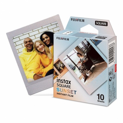 Fujifilm Instax Square Sunset Instant Film, 10 Sheets