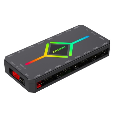 Gamemax | V4.0 ARGB PWM HUB BK | Hub for Gaming Chassis