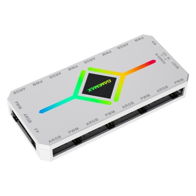 Gamemax | V4.0 ARGB PWM HUB WT | Hub for Gaming Chassis