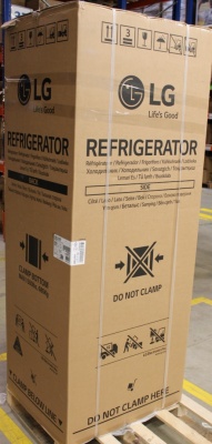 SALE OUT. LG Refrigerator | GBBSJ10EEP | Energy efficiency class E | Free standing | Combi | Height 186 cm | No Frost system | Fridge net capacity 220 L | Freezer net capacity 113 L | Display | 35 dB | Essence Matte Black | DAMAGED PACKAGING, BENT ON FRON