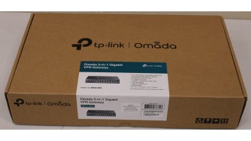 SALE OUT. TP-LINK Omada 3-in-1 Gigabit VPN Router | ER7212PC | 802.1q | 10/100/1000 Mbit/s | Ethernet LAN (RJ-45) ports 8 | Mesh Support No | MU-MiMO No | No mobile broadband | 24 month(s) | USED, SCRATCHED ON BACK