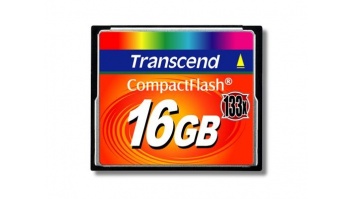 MEMORY COMPACT FLASH 16GB/133X TS16GCF133 TRANSCEND