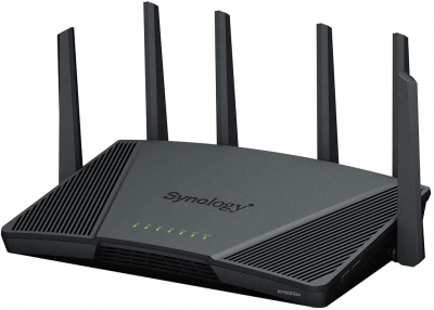 Synology RT6600ax Ultra-fast and Secure Wireless Router for Homes | Ultra-fast and Secure Wireless Router for Homes | RT6600ax | 802.11ax | 4800  Mbit/s | Ethernet LAN (RJ-45) ports 5 | Mesh Support No | MU-MiMO Yes | No mobile broadband | Antenna type  E