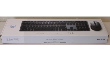 SALE OUT.  | Dell | Premier Multi-Device Keyboard and Mouse | KM7321W | Keyboard and Mouse Set | Wireless | Batteries included | Wireless connection | US | Titan grey | REFURBISHED