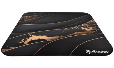Arozzi Zona Square Floor Pad | Black/Gold