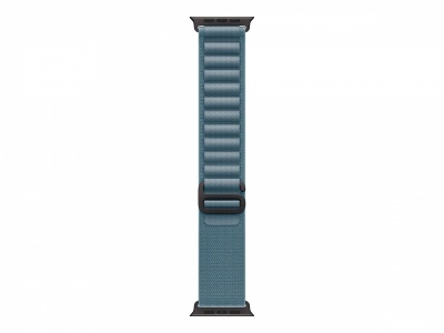 Apple 49mm Light Blue Alpine Loop - Medium - Black Titanium Finish | Apple