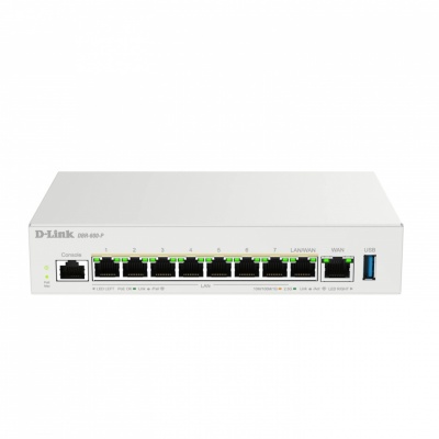 D-Link Wireless router | DBR-600-P/E | 10/100/1000 Mbit/s | Ethernet LAN (RJ-45) ports 8 | Mesh Support Yes | MU-MiMO No | No mobile broadband