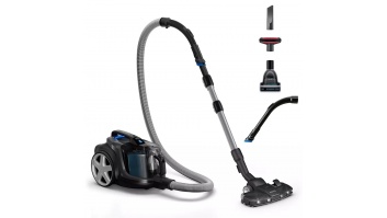 PHILIPS PowerPro Expert Bagless bezmaisa putekļsūcējs, (melns)