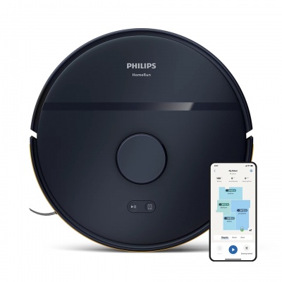 PHILIPS 2000. sērijas Putekļsūcējs robots ar mazgāšanas funkciju, Pusnakts zils