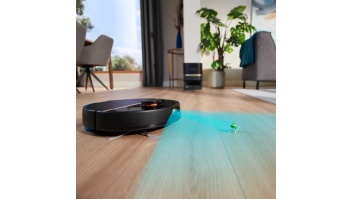 PHILIPS HomeRun 7000. sērijas putekļsūcējs robots ar mazgāšanas funkciju, melns