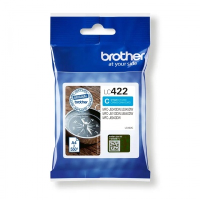 Brother LC422C | Ink Cartridge | Cyan