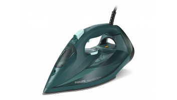 Philips | Iron | DST7050/70 | Steam Iron | 2800 W | Water tank capacity 300 ml | Continuous steam 50 g/min | Steam boost performance 250 g/min | Green