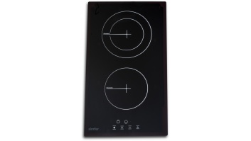 Simfer | Hob | H3.020.DEBSP | Vitroceramic | Number of burners/cooking zones 2 | Touch | Black