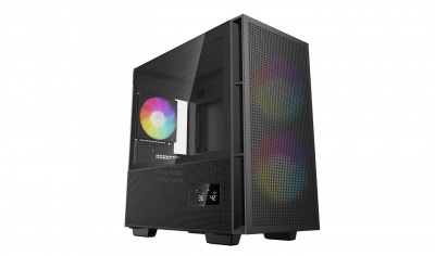 Deepcool CH360 Digital | Black | Mid Tower | ATX PS2