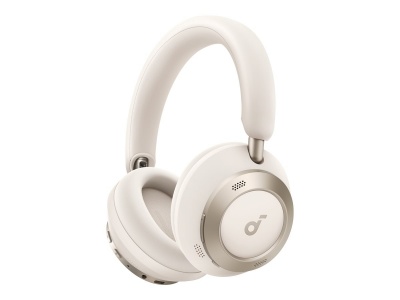Anker Soundcore | Foldable Headphones | Space One Pro | Bluetooth | Over-ear | Microphone | Cream White | Wireless