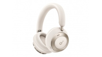 Anker Soundcore | Foldable Headphones | Space One Pro | Bluetooth | Over-ear | Microphone | Cream White | Wireless