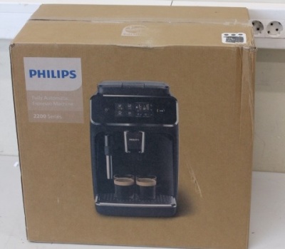 SALE OUT. Philips Coffee Maker | EP2220/10 | Pump pressure 15 bar | Built-in milk frother | Automatic | 1500 W | Black | DAMAGED PACKAGING