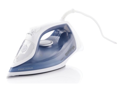 Gorenje SIK2200WB Steam Iron, 2200W, Water tank capacity 450 ml, Continuous steam 35 g/min, Auto power off, Blue/White | Gorenje
