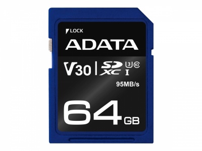 ADATA | Premier Pro | UHS-I | 64 GB | SDXC | Flash memory class 10