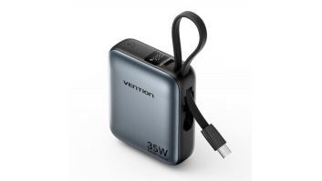 POWER BANK USB 10000MAH 35W/MINI GRAY FHEH0 VENTION