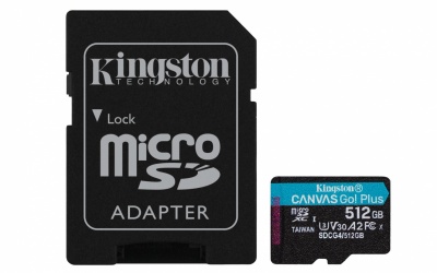 MEMORY MICRO SDXC 512GB UHS-I/W/A SDCG4/512GB KINGSTON