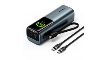 POWER BANK USB 20000MAH 165W/GRAY TFT DISPLAY FKFH0 VENTION