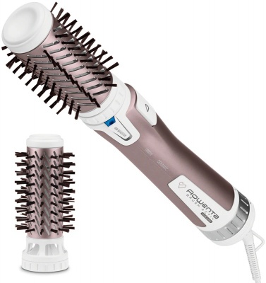Rowenta | ACTIV PREMIUM CARE Hair Brush | CF9540 | Ceramic heating system | Ion conditioning | Barrel diameter 40 - 50 mm | Number of heating levels 2 | 1000 W | Styling comb | Metal cinnamon pink