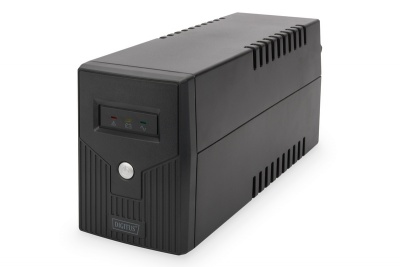 Digitus | Line-Interactive UPS | Line-Interactive UPS DN-170063, 600VA, 360W, 1x 12V/7Ah battery, 2x CEE 7/7 outlet, 2x RJ-11, 1x USB 2.0 type B, LED, Simulated Sine Wave, 298x101x142mm, 4.35kg | 600 VA | 360 W