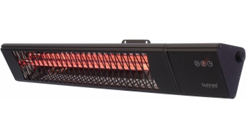SUNRED | Heater | PRO25W-SMART, Triangle Dark Smart Wall | Infrared | 2500 W | Black | IP55