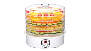 Camry | Food Dehydrator | CR 6659 | Power 240 W | Number of trays 5 | Temperature control | Integrated timer | White