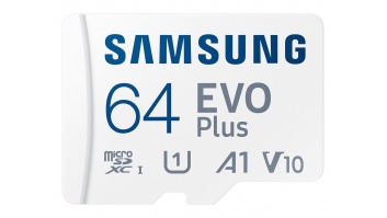 Samsung | MicroSD Card | EVO Plus | 64 GB | microSDXC Memory Card | Flash memory class U1, V10, A1
