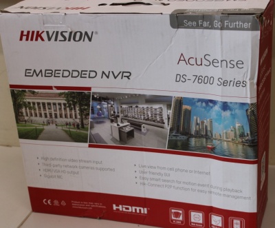 SALEOUT|Hikvision NVR DS-7608NXI-K2/8P, AcuSense, 8 channels, 8 PoE ports, 2 HDDs up to 10TB, VGA and HDMI exits, In 80 Mbps/Out 80 Mbps | Hikvision | NVR | DS-7608NXI-K2/8P | DAMAGED PACKAGING