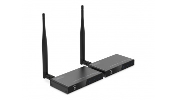 Digitus Wireless HDMI Extender/Splitter Set (100m, 1x4) | DS-55346 | Black