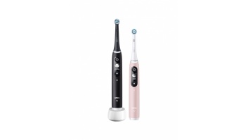 Oral-B Electric Toothbrush | iO6 DuoPack | Rechargeable | For adults | Number of brush heads included 2 | Number of teeth brushing modes 5 | Black/Pink