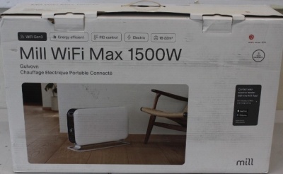 SALE OUT. Mill Portable Heater | CO1500MAXWIFI3 | Convection Heater | 1500 W | Suitable for rooms up to 14-18 m² | White | DEMO | IPX4