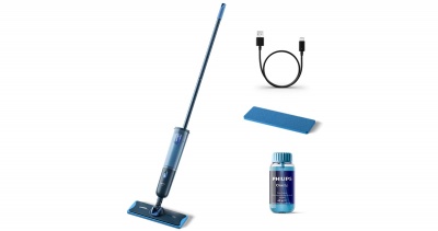 Philips | Washing broom | XV3101/01 OneUp 3000 series | Cordless operating | 3.6 V | Washing function | Operating time (max) 50 min | Blue