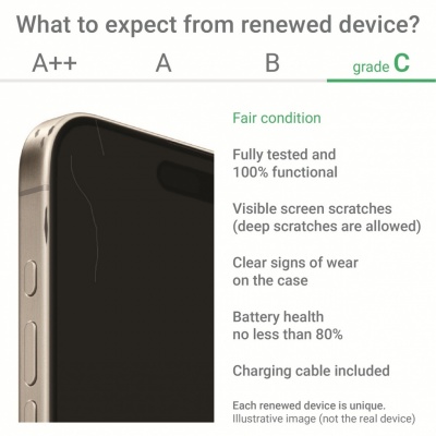 Samsung Renewed Grade C | Samsung Galaxy S24 | Marble Gray | 6.2 " | Dynamic AMOLED 2X | 128 GB | 5G | Android