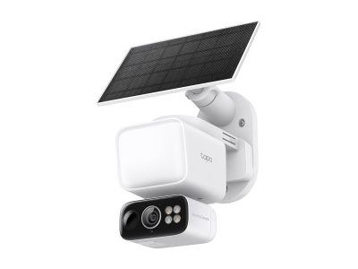 TP-LINK Tapo C615F KIT | Solar-Powered Floodlight Pan/Tilt Security Camera Kit | 3 MP | F/1.6 | H.264 | MicroSD Card Up to 512 GB