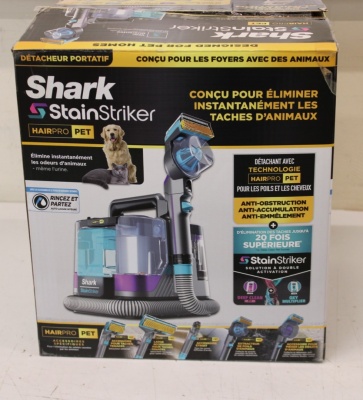 SALE OUT. Shark StainStriker HairPro Deep cleaner PX250EUT | Shark USED, DIRTY, MISSING 1 UNIT LIQVID BOTTLE