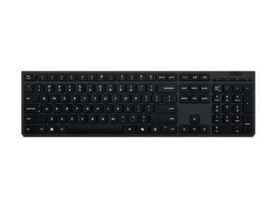 Lenovo | Professional Rechargeable | Keyboard | Wireless | Bluetooth | US | Grey