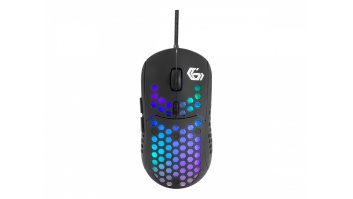 Gembird | USB Gaming RGB Backlighted Mouse | MUSG-RAGNAR-RX400 | Gaming Mouse | Wired | Black