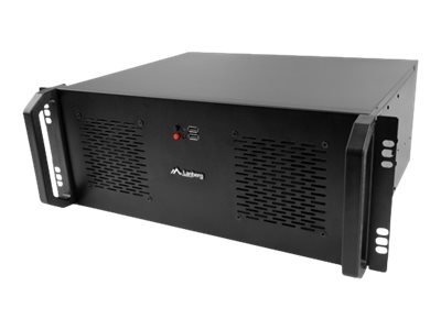 Lanberg | Rackmount server chassis lanberg ATX 350/10 19"/4U | Black